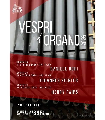 Vespri d’Organo 2026 – Daniele Dori